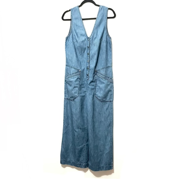 Anthropologies’s Maeve V-neck Cotton Jumpsuit - Picture 2 of 13